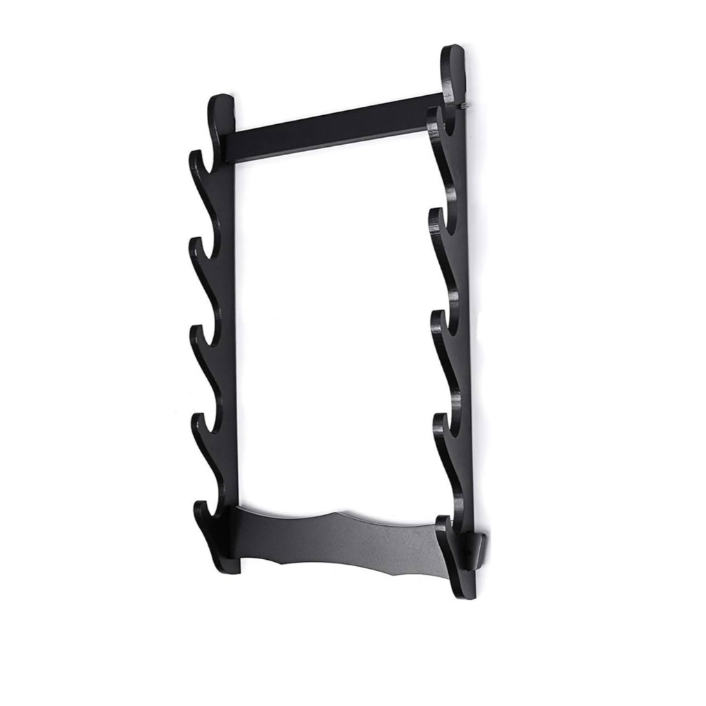 Giá Để Kiếm Gỗ Treo Tường 5 Tầng