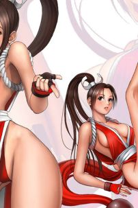 Trang Phục Cosplay Mai Shiranui Sexy Hở Lưng The King Of Fighter