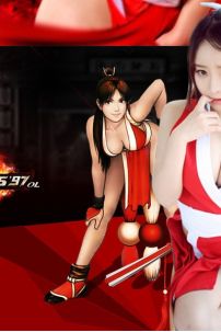 Trang Phục Cosplay Mai Shiranui Sexy Hở Lưng The King Of Fighter