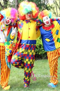 Đồ Chú Hề Nhiều Màu Mặc Vest