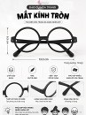Mắt Kính Nhựa Không Tròng Hoá Trang Các Nhân Vật Harry Potter - Conan - Tiến Sĩ
