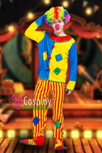 Đồ Chú Hề Nam Kiểu Áo Vá Nhiều Màu