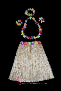 Váy Hawai Vàng Nâu Nhạt