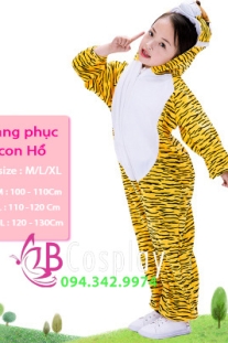 Bộ Đồ Thú Con Hổ 100-110