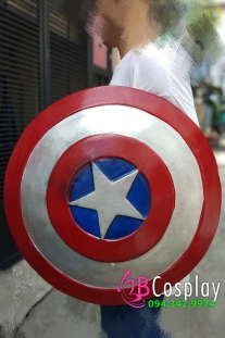 Khiên Captain America Hợp Kim Lớn 60Cm - Tỉ Lệ 1:1