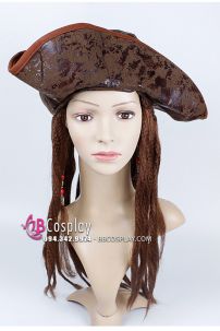 Nón Hải Tặc May Kèm Tóc Giả