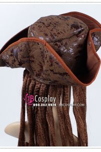 Nón Hải Tặc May Kèm Tóc Giả