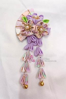 Kanzashi Nhật Bản Hoa Tím