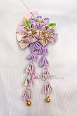 Kanzashi Nhật Bản Hoa Tím