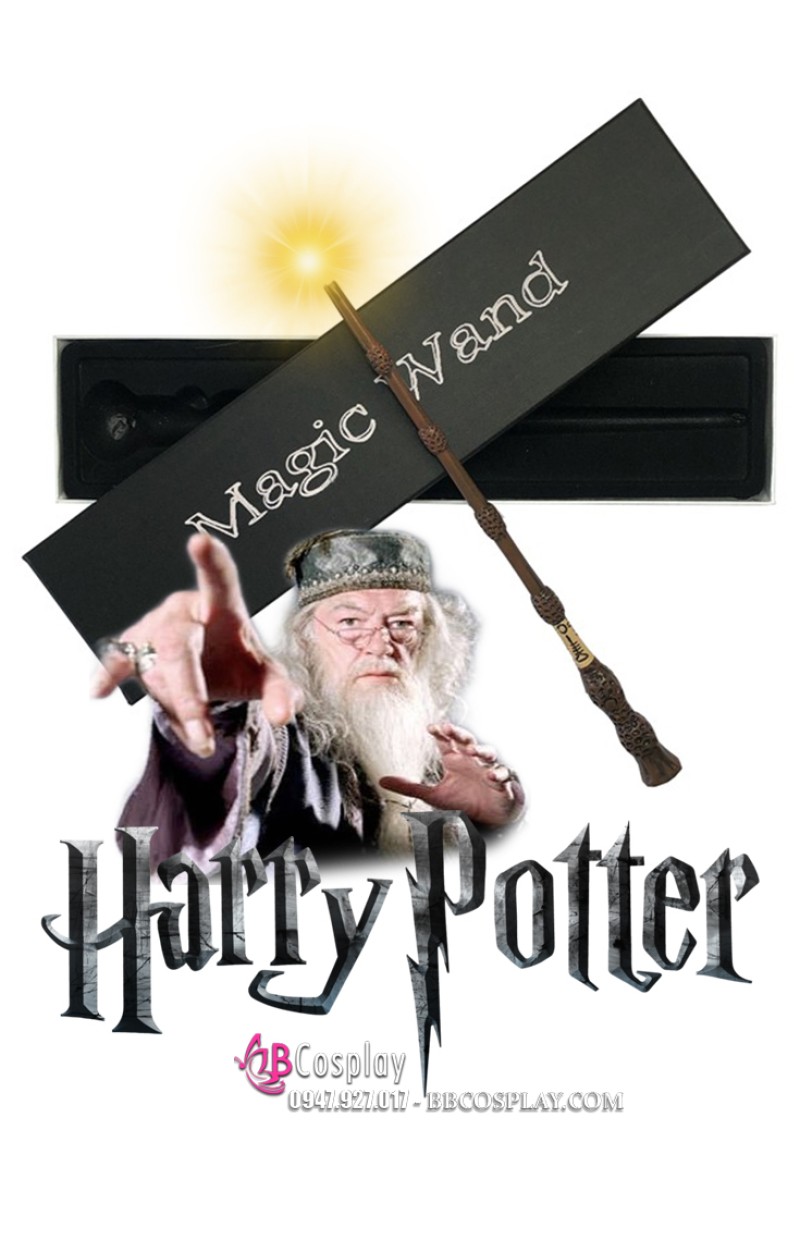 Cây Cơm Nguội - Gậy Dumbledore Có Đèn - Gậy Phép Trong Harry Potter