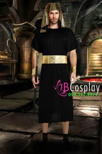 Trang Phục Ai Cập Nam Đen Trơn