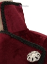 Vest Đuôi Tôm Dạ Hội Medieval Vintage Đỏ Nhung