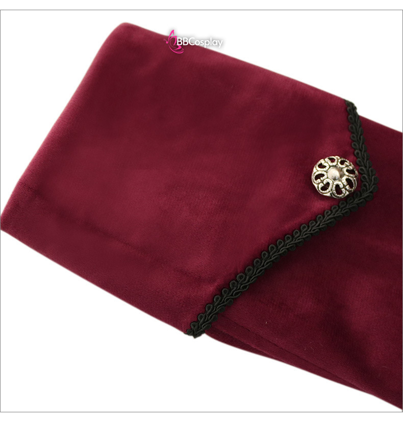 Vest Đuôi Tôm Dạ Hội Medieval Vintage Đỏ Nhung