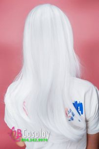 Tóc Trắng Dài Mái Xéo