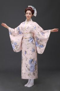 Yukata YEN Gấm Hoa Xanh