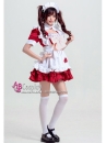 Trang Phục Maid Đỏ Đô