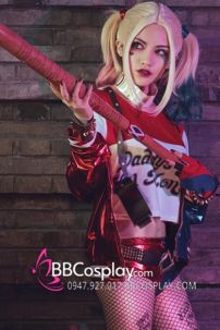 Tóc Giả Harley Quinn Suicide Squad Loại Dày Đẹp