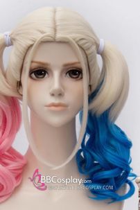 Tóc Giả Harley Quinn Suicide Squad Loại Dày Đẹp