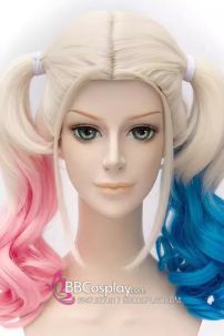 Tóc Giả Harley Quinn Suicide Squad Loại Dày Đẹp