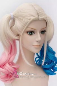Tóc Giả Harley Quinn Suicide Squad Loại Dày Đẹp