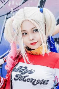 Tóc Giả Harley Quinn Suicide Squad Loại Dày Đẹp