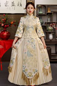 Hỉ Phục Nữ Vàng Kim