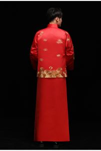 Hỉ Phục Nam Thêu Rồng Vàng