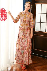 Hỉ Phục Nữ Thêu Rồng Phụng