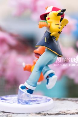 Mô Hình Figure Satoshi, Pikachu & Hitokage - Pokemon