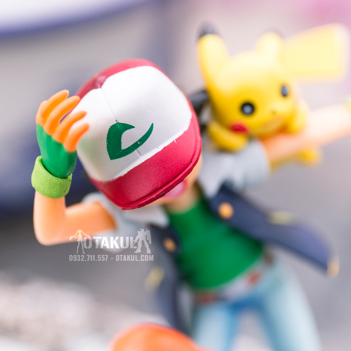 Mô Hình Figure Satoshi, Pikachu & Hitokage - Pokemon