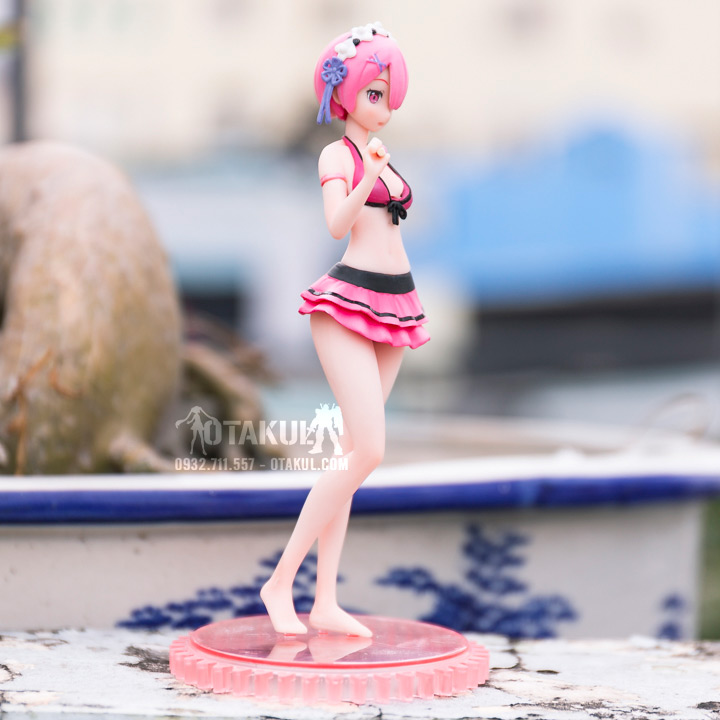 Mô Hình Figure Ram: Swimsuit Ver - Re:Zero (1/12)