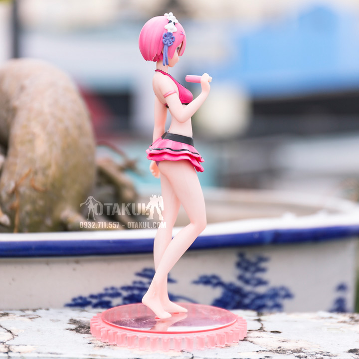 Mô Hình Figure Ram: Swimsuit Ver - Re:Zero (1/12)