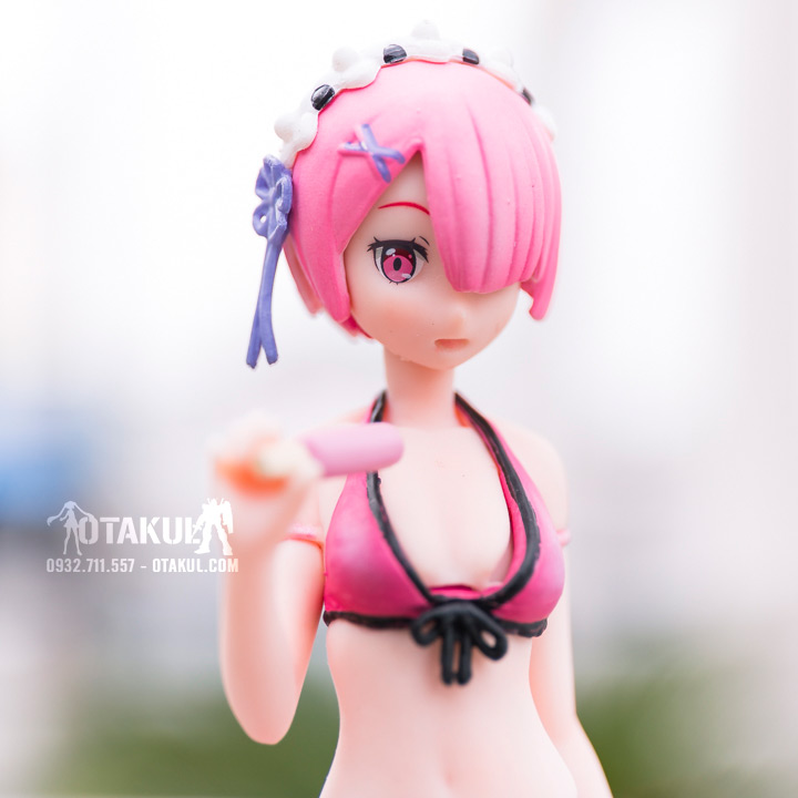 Mô Hình Figure Ram: Swimsuit Ver - Re:Zero (1/12)