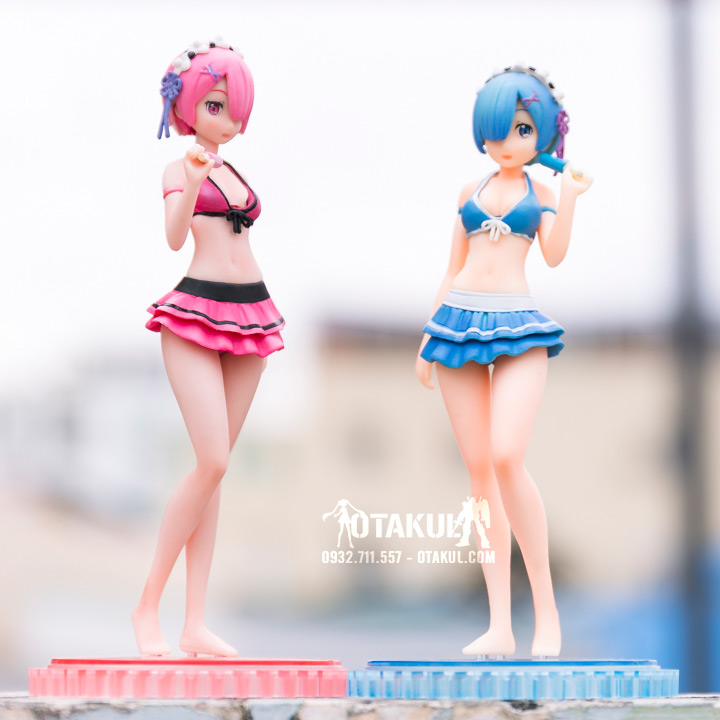 Mô Hình Figure Ram: Swimsuit Ver - Re:Zero (1/12)