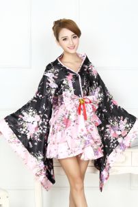 Waloli Đen Váy Hồng - Nhập Trung