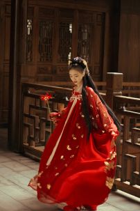 Hán Phục Uyển Nương Có Khoác In Nhủ