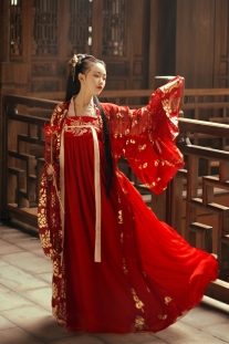 Hán Phục Uyển Nương Có Khoác In Nhủ