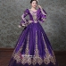 Trang Phục Châu Âu Đầm Hoàng Tộc Violet Cổ Điển 18Th Century