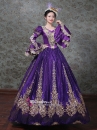 Trang Phục Châu Âu Đầm Hoàng Tộc Violet Cổ Điển 18Th Century