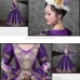 Trang Phục Châu Âu Đầm Hoàng Tộc Violet Cổ Điển 18Th Century