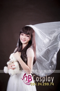 Lúp Cô Dâu- Voan Cài Đầu Cô Dâu