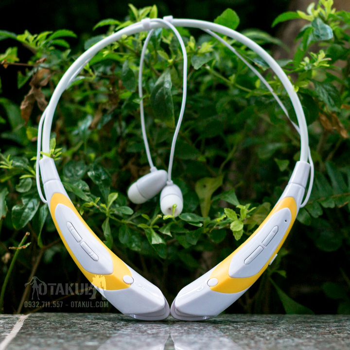 Tai Nghe Bluetooth - Trắng Vàng - Vocaloid