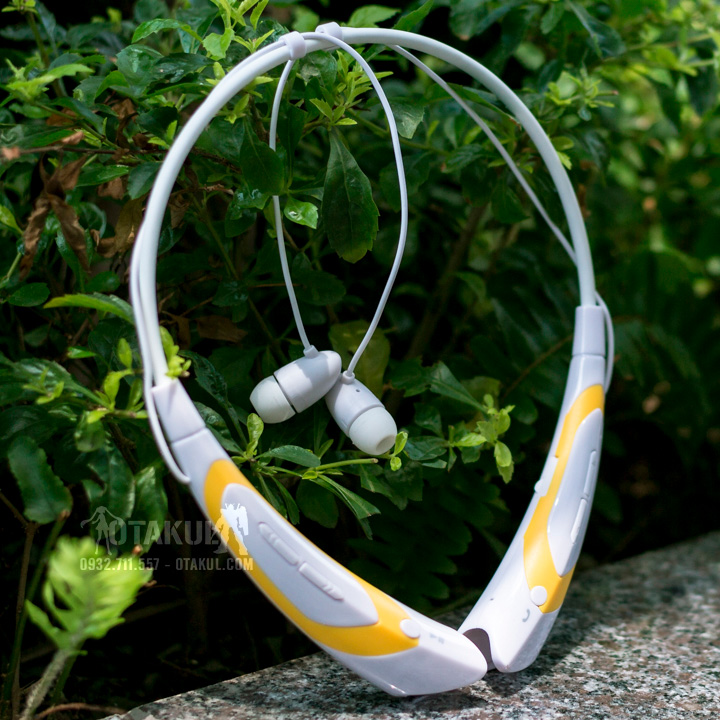 Tai Nghe Bluetooth - Trắng Vàng - Vocaloid