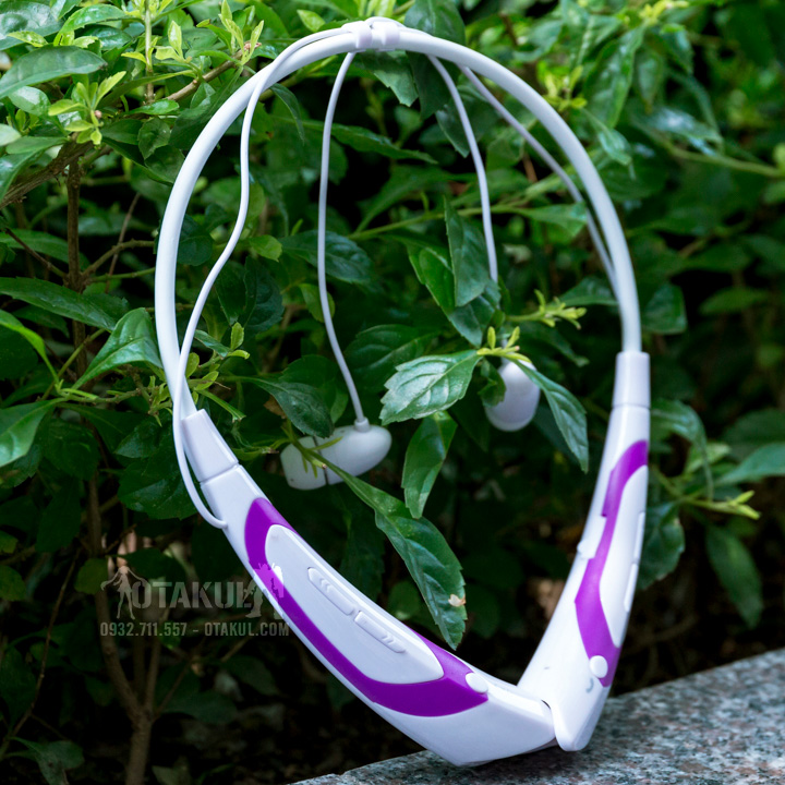 Tai Nghe Bluetooth - Trắng Tím - Vocaloid