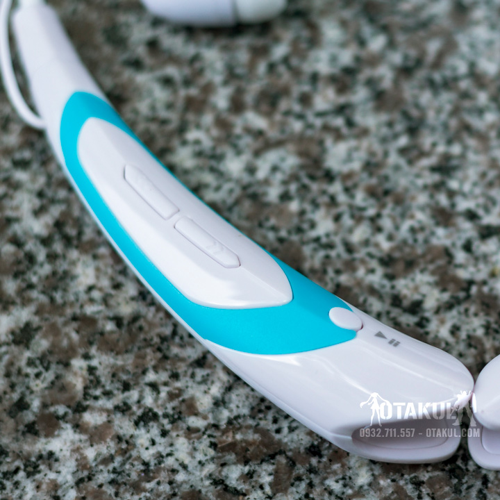 Tai Nghe Bluetooth - Trắng Xanh Lam - Vocaloid