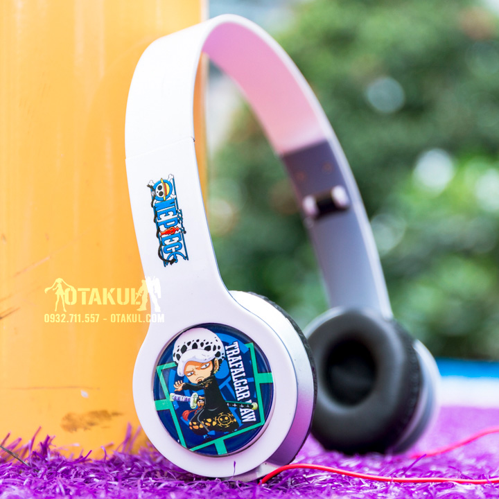 Tai Nghe Anime Manga - Trafalgar D. Water Law - Trắng