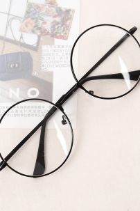 Mắt Kính Harry Potter Gọng Kim Loại Có Tròng