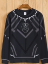 Áo Khoác Black Panther Không Mũ Chùm Đầu