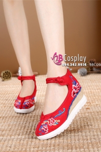 Giàu Thêu Đỏ Be Thêu Đỏ