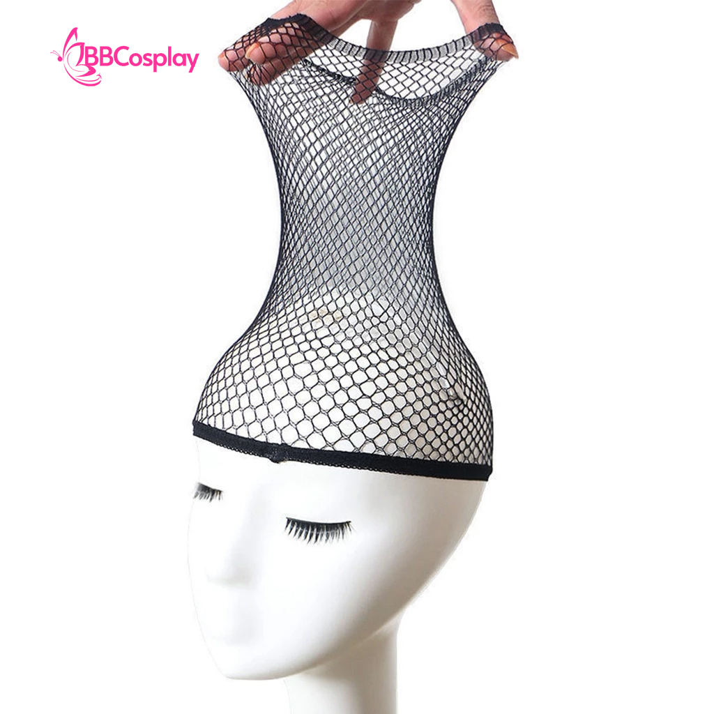 Wig Cap - Lưới Đội Tóc Giả - Màu Đen